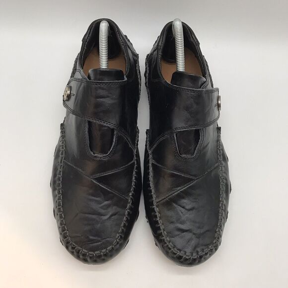 Buyup Leather Lifestyle Boat Shoes Men's 9.5 Black Casual Loafer Catwalk Sneaker - Picture 6 of 14